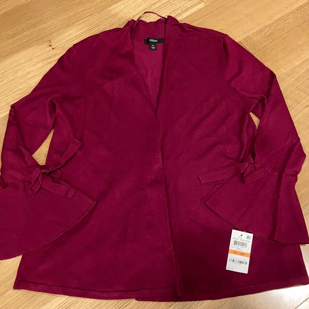Alfani Core Sweater - Berry Color - Size PS NWT